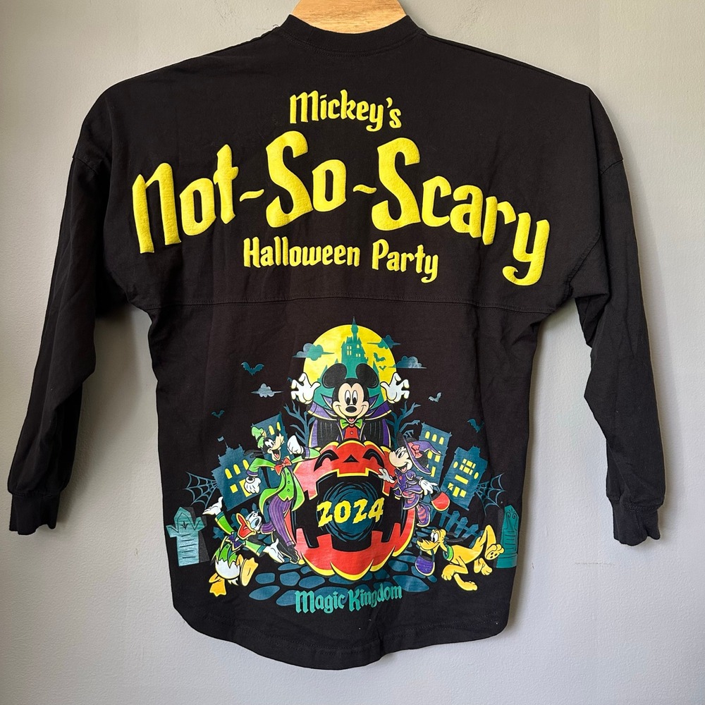 Disney Spirit Jersey Mickeys Not So Scary Halloween Party Small Puffy Letter